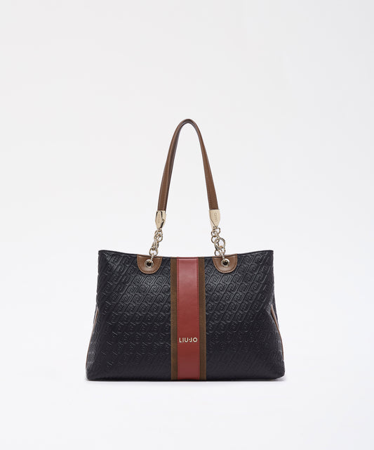 Borse LIUJO ACCESSORI Borsa tote media Nero | LIUJO ACCESSORI