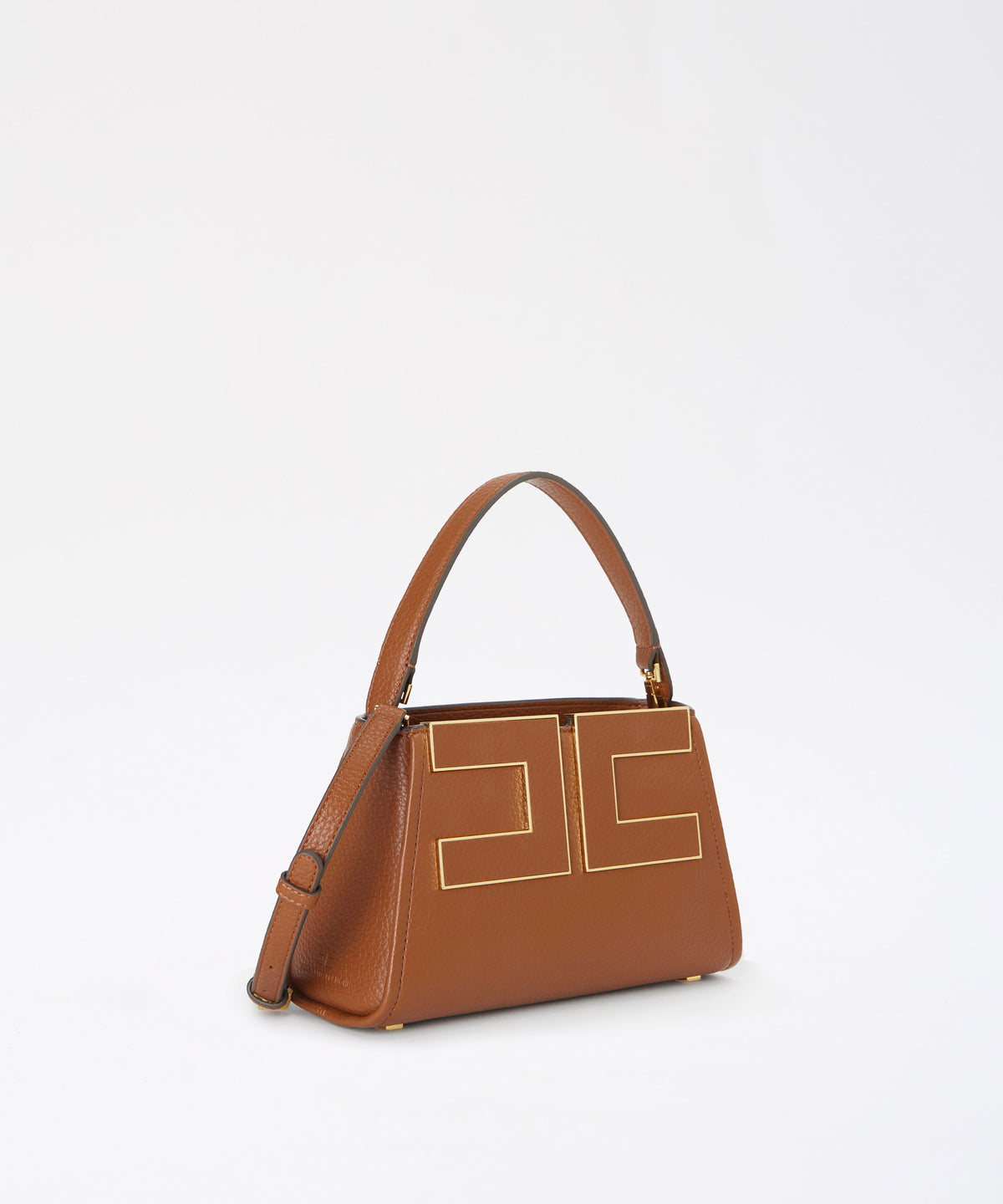 Bags ELISABETTA FRANCHI Logo Handbag Marrone | ELISABETTA FRANCHI