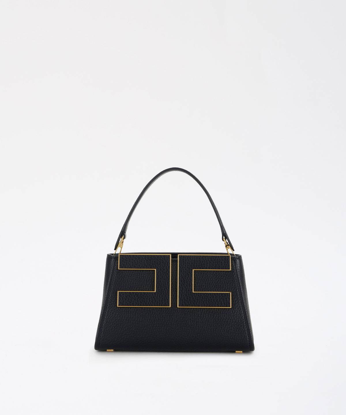 Bags ELISABETTA FRANCHI Logo Handbag Nero | ELISABETTA FRANCHI