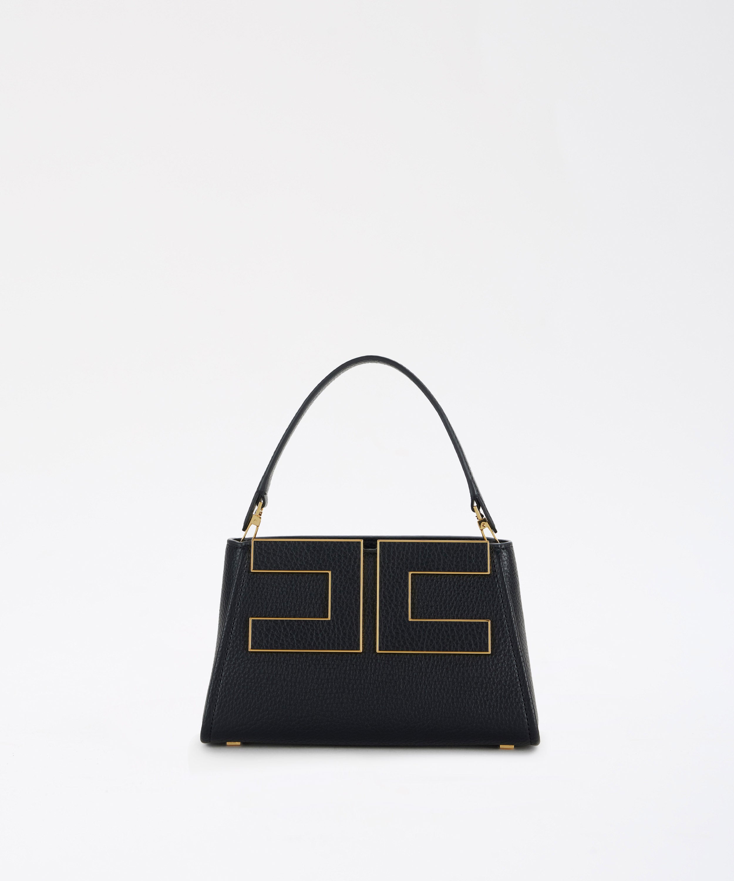 Borse ELISABETTA FRANCHI Borsa a mano con logo Nero | ELISABETTA FRANCHI