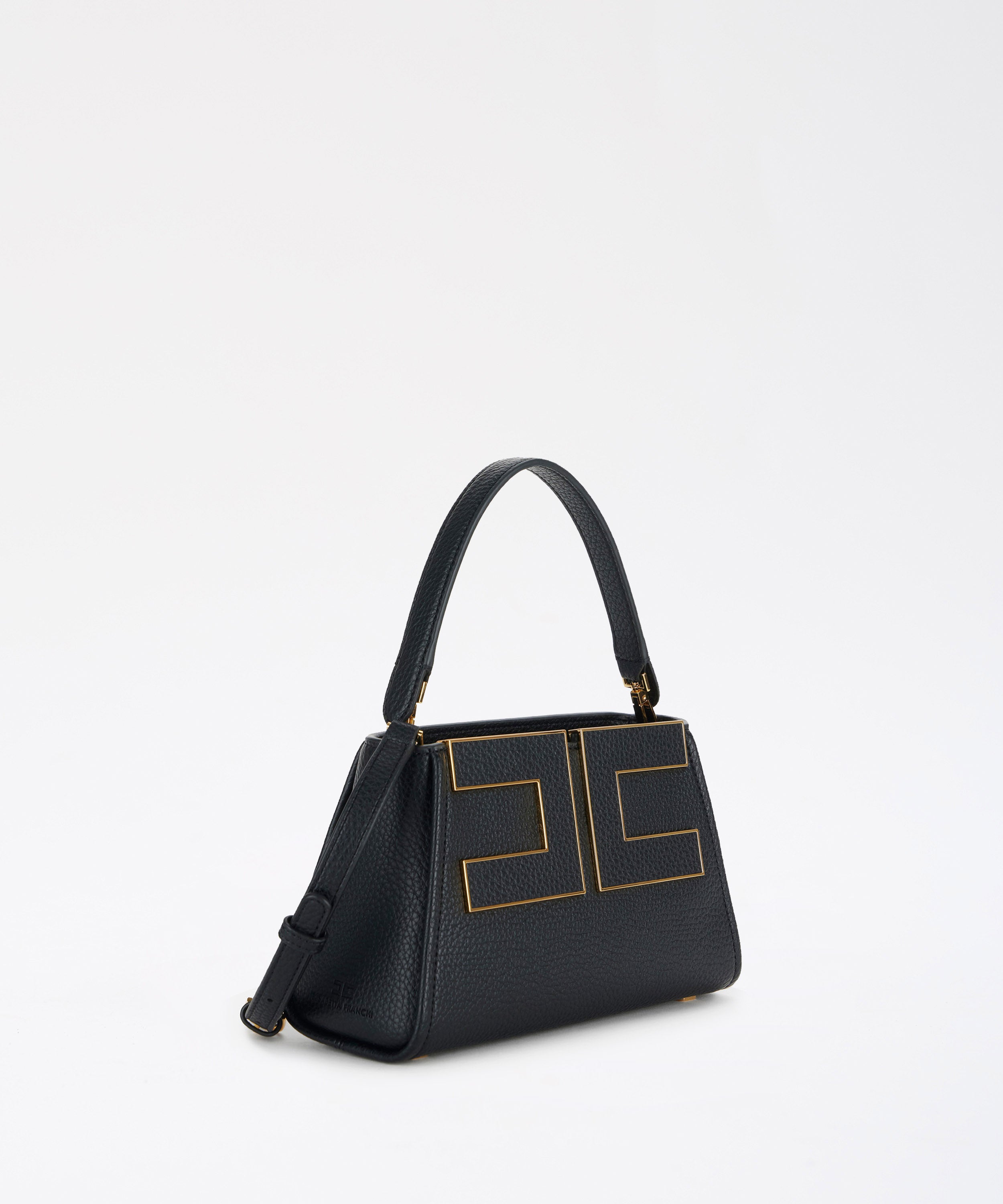 Borse ELISABETTA FRANCHI Borsa a mano con logo Nero | ELISABETTA FRANCHI