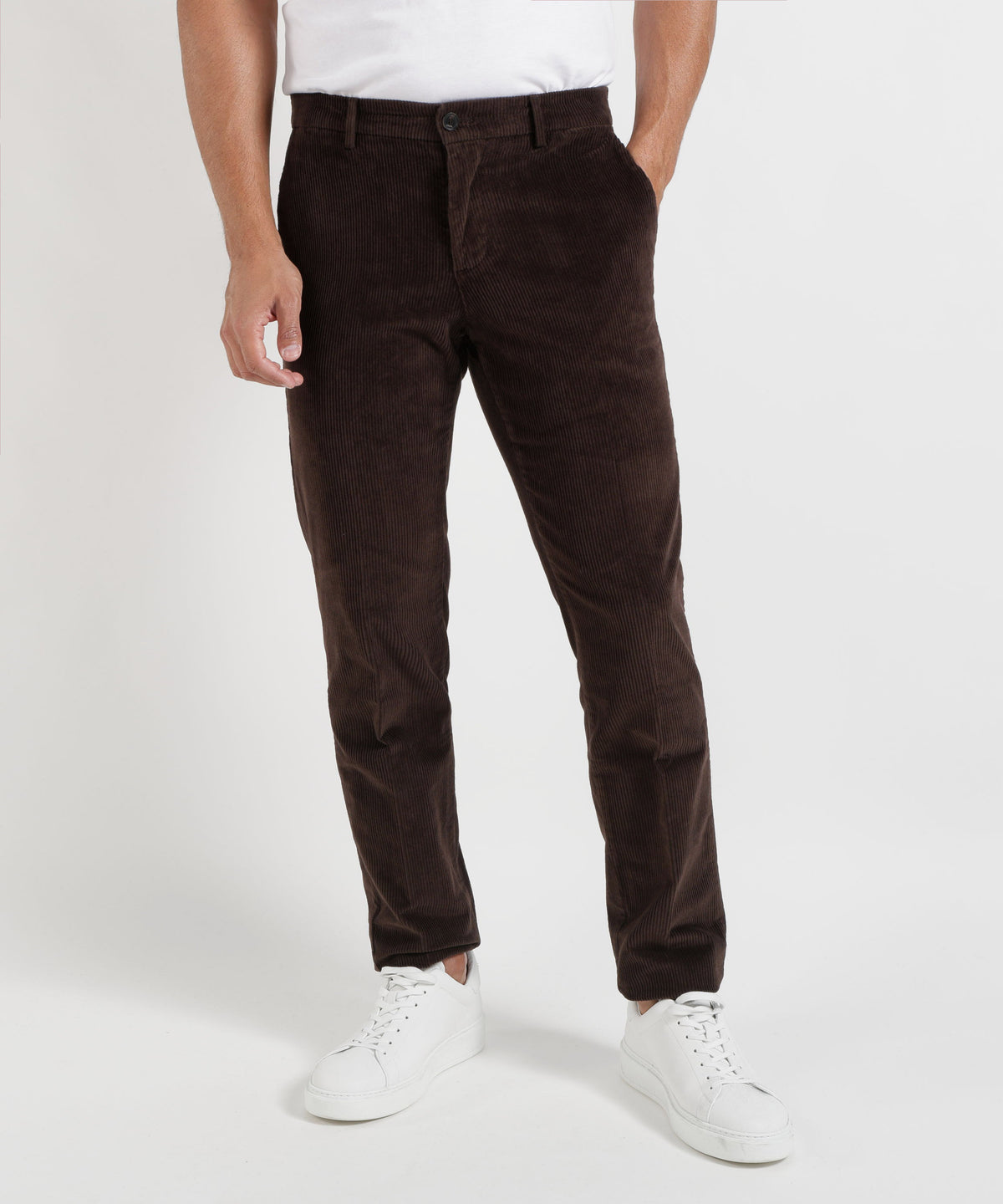 Pantaloni CRUNA Pantalone Uomo in Velluto a Coste Moro | CRUNA