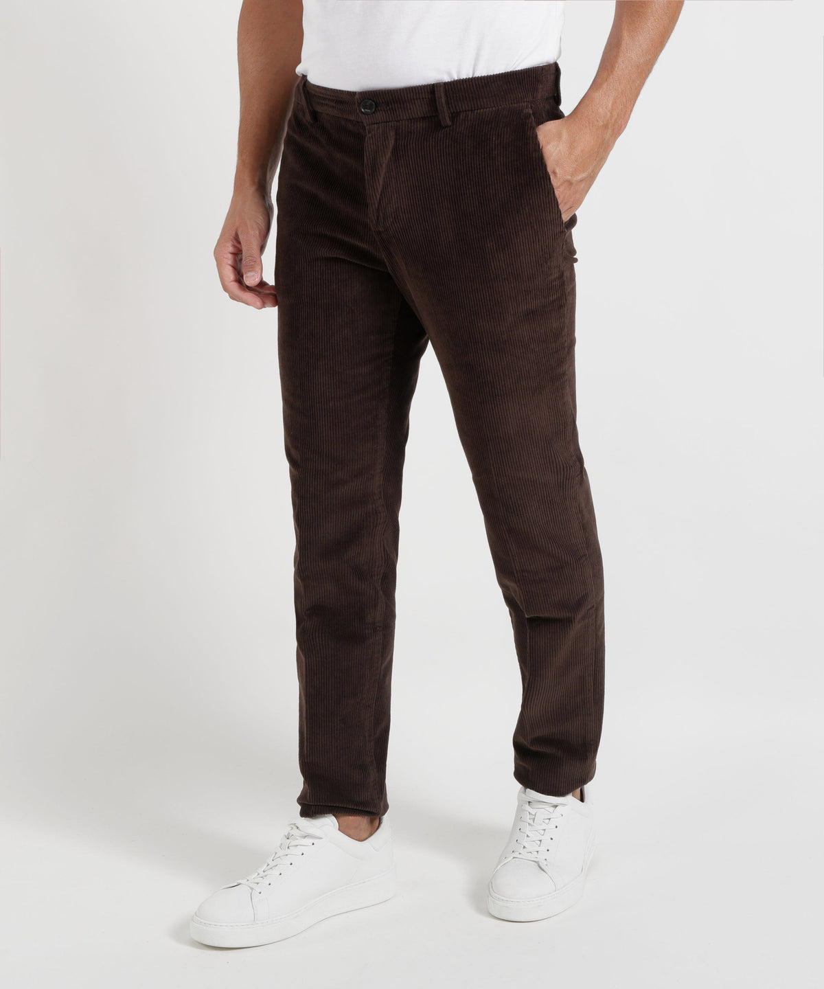 CRUNA Pantalone Uomo in Velluto a Coste