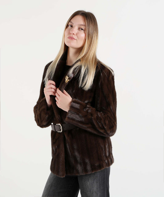 Fur coats LIUJO BLACK Marrone | LIUJO BLACK