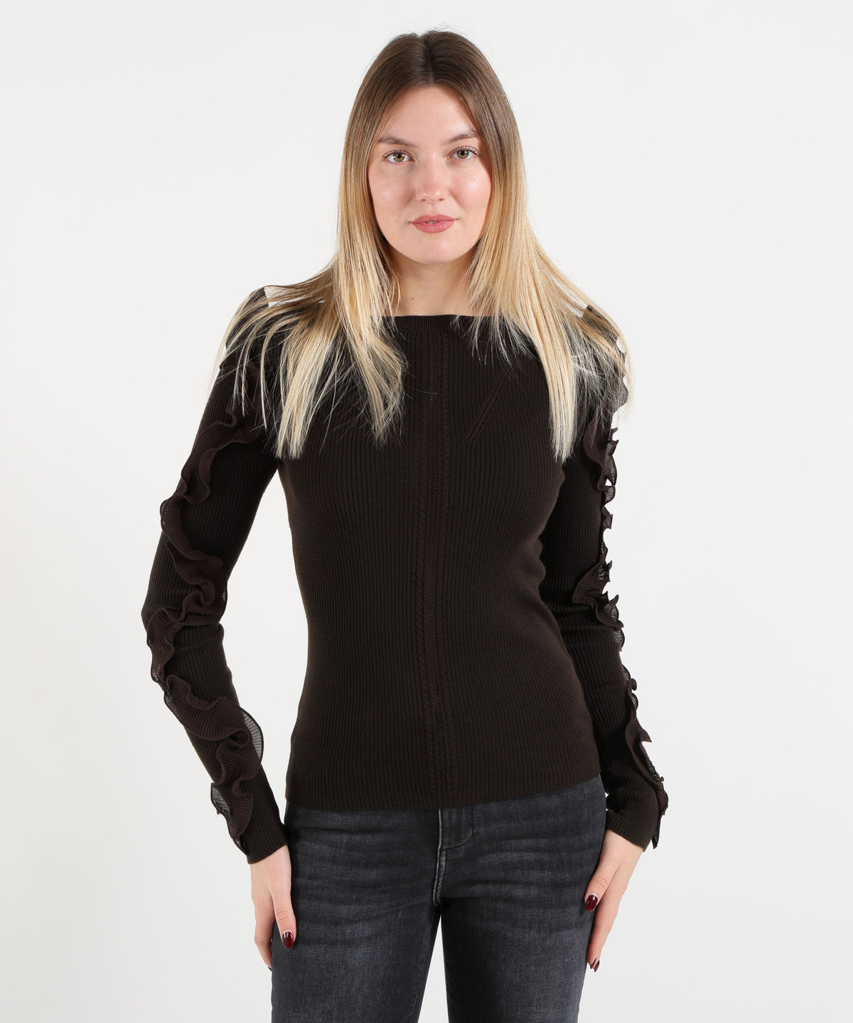 Knitwear LIUJO BLACK Marrone | LIUJO BLACK