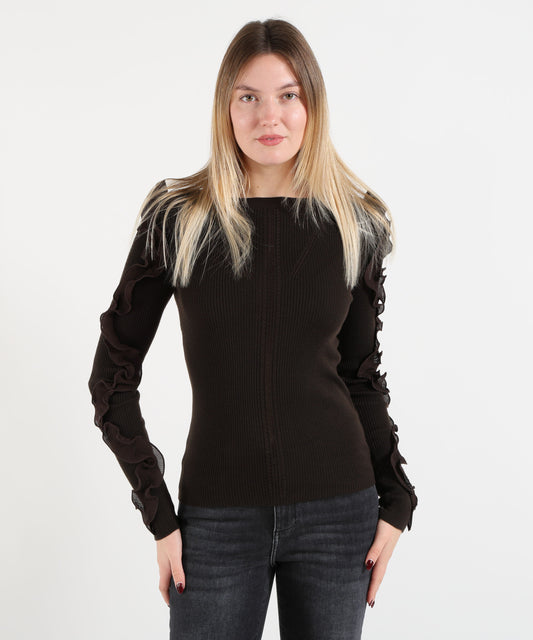 Knitwear LIUJO BLACK Marrone | LIUJO BLACK