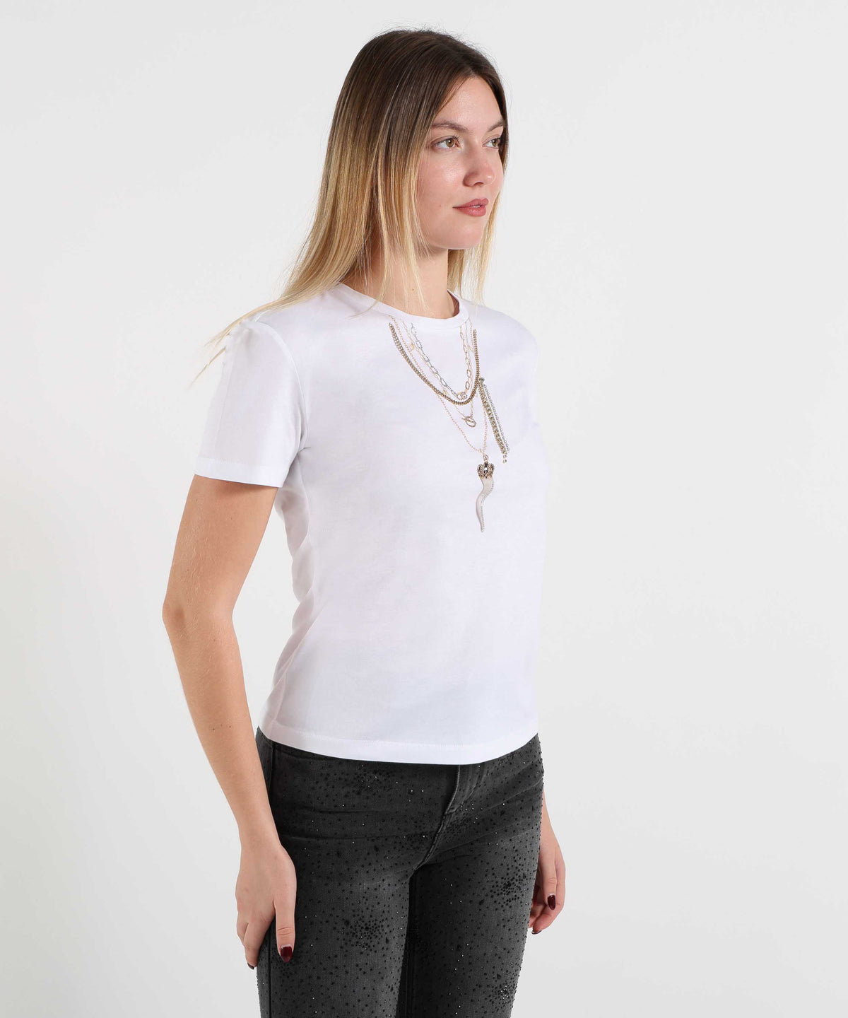 T-shirt LIUJO WHITE T-shirt con stampa Bianco | LIUJO WHITE