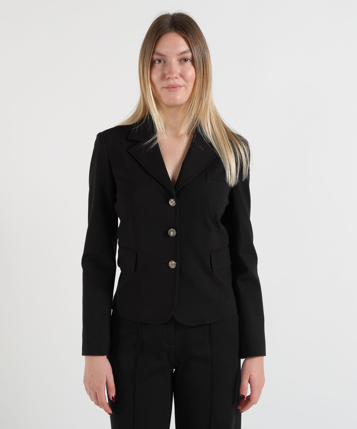 Giacche LIUJO WHITE Blazer slim fit Nero | LIUJO WHITE