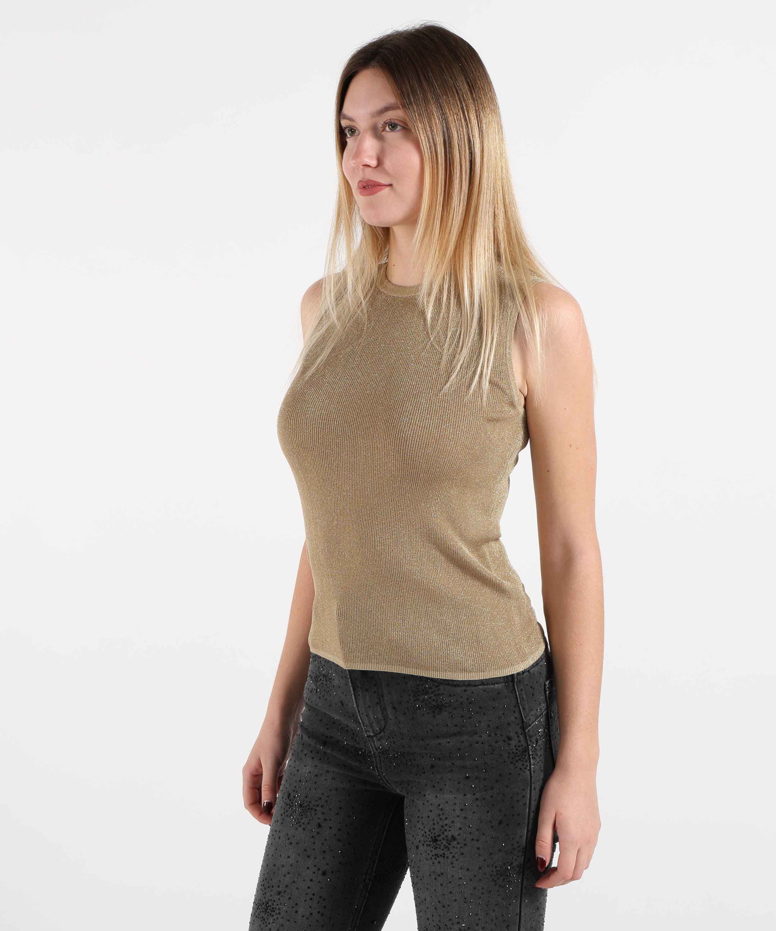 Tank tops MAX MARA studio Oro | MAX MARA studio