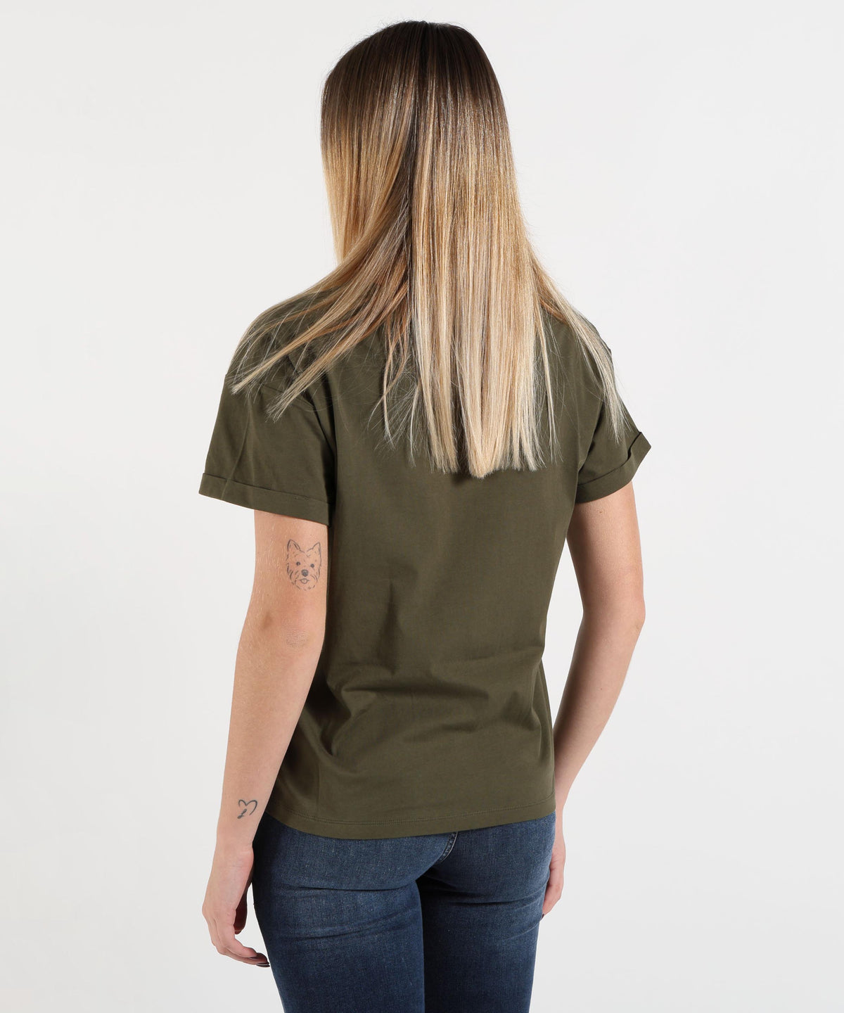 LIUJO WHITE T-shirt con strass