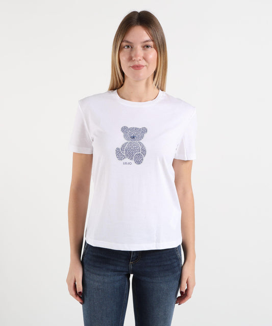 T-shirts LIUJO WHITE Bianco/orso | LIUJO WHITE
