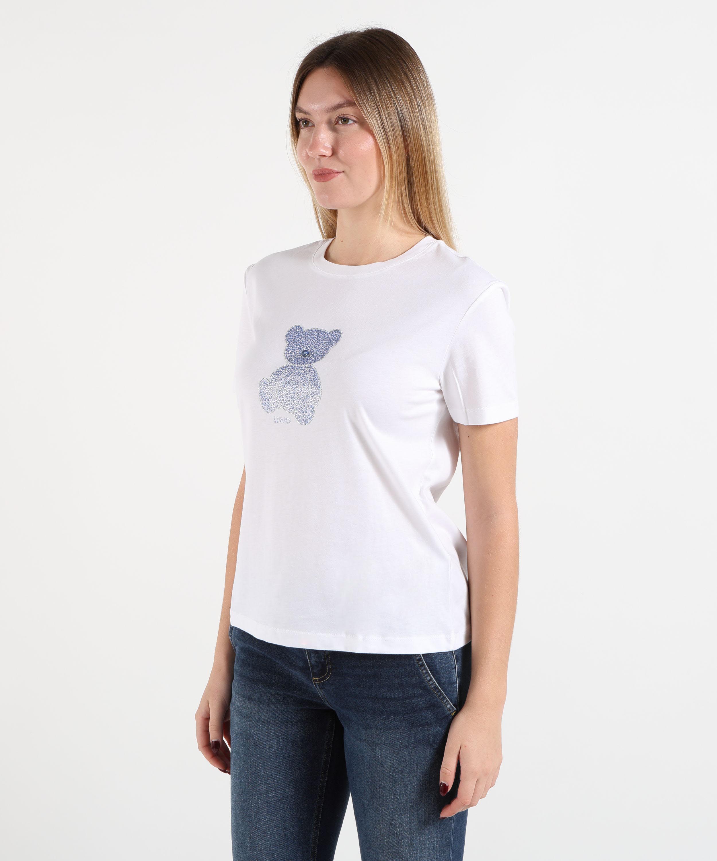 T-shirts LIUJO WHITE Bianco/orso | LIUJO WHITE