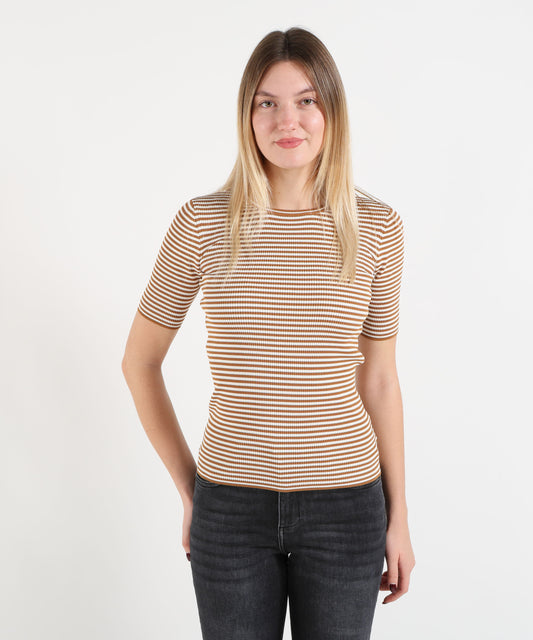 T-shirts MAX MARA studio Caramello/beige | MAX MARA studio
