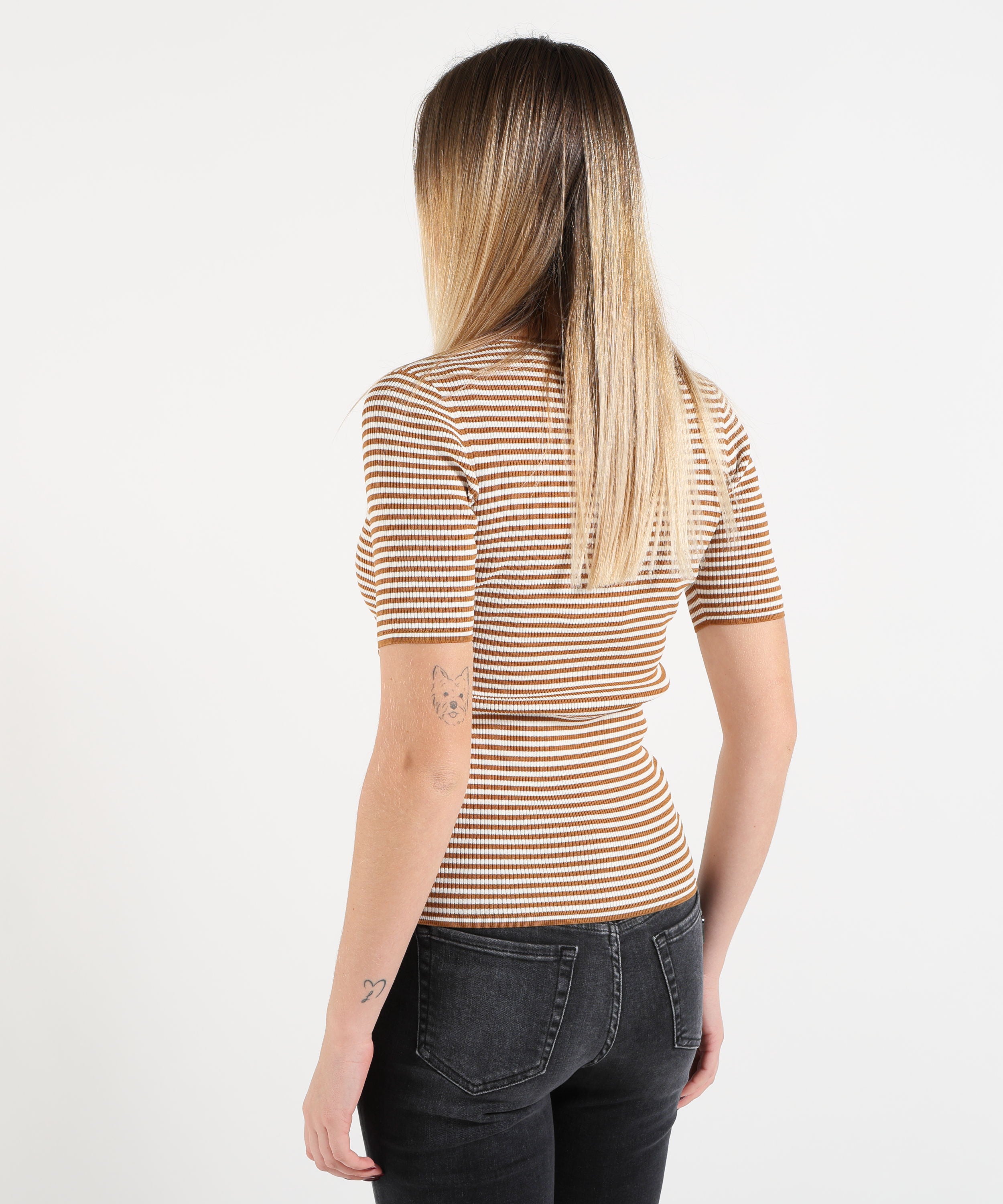 T-shirts MAX MARA studio Caramello/beige | MAX MARA studio