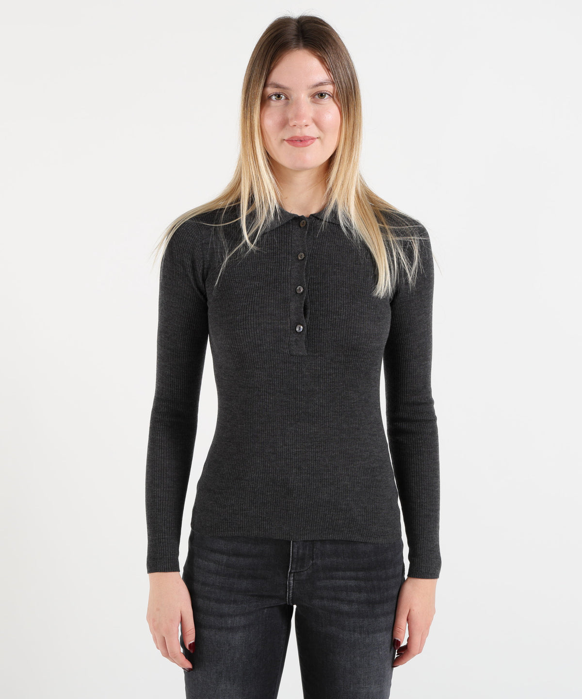 P.A.R.O.S.H. Maglione In Lana Con Collo Polo