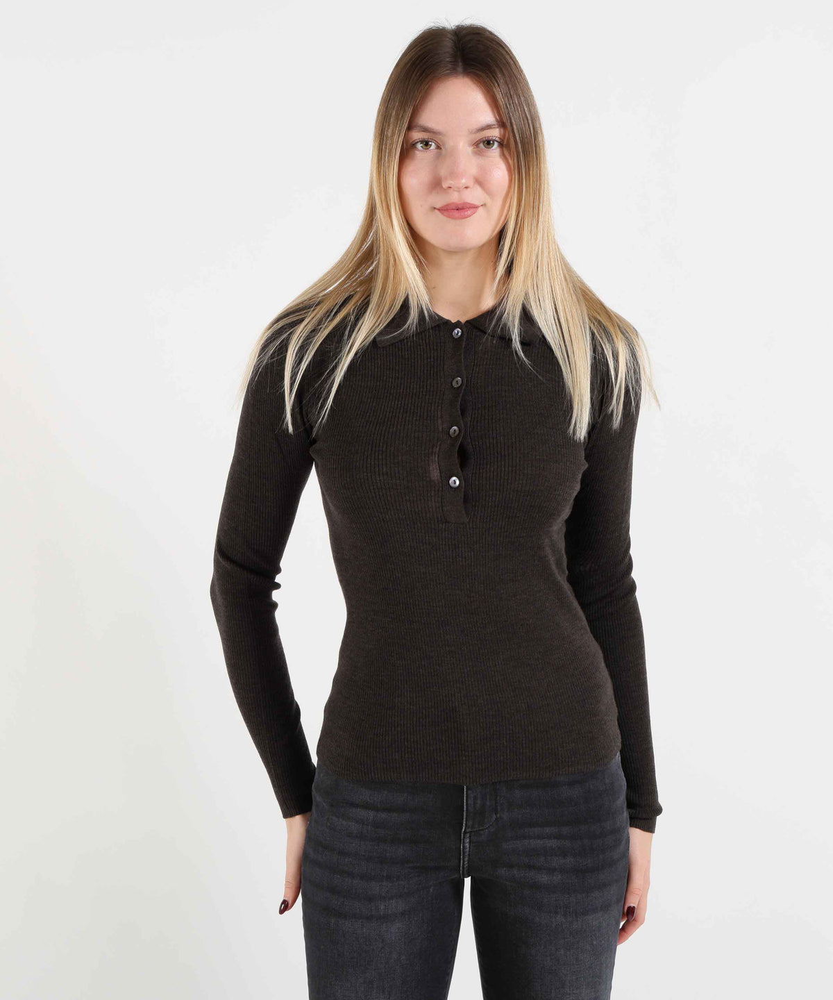 P.A.R.O.S.H. Maglione In Lana Con Collo Polo