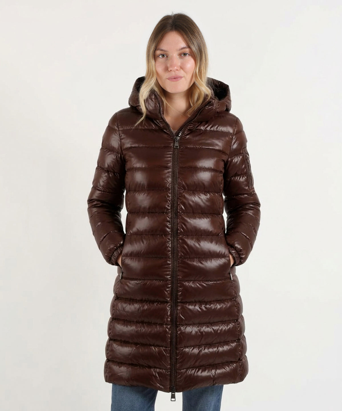 HERNO GIACCONE IN NYLON LUCIDO