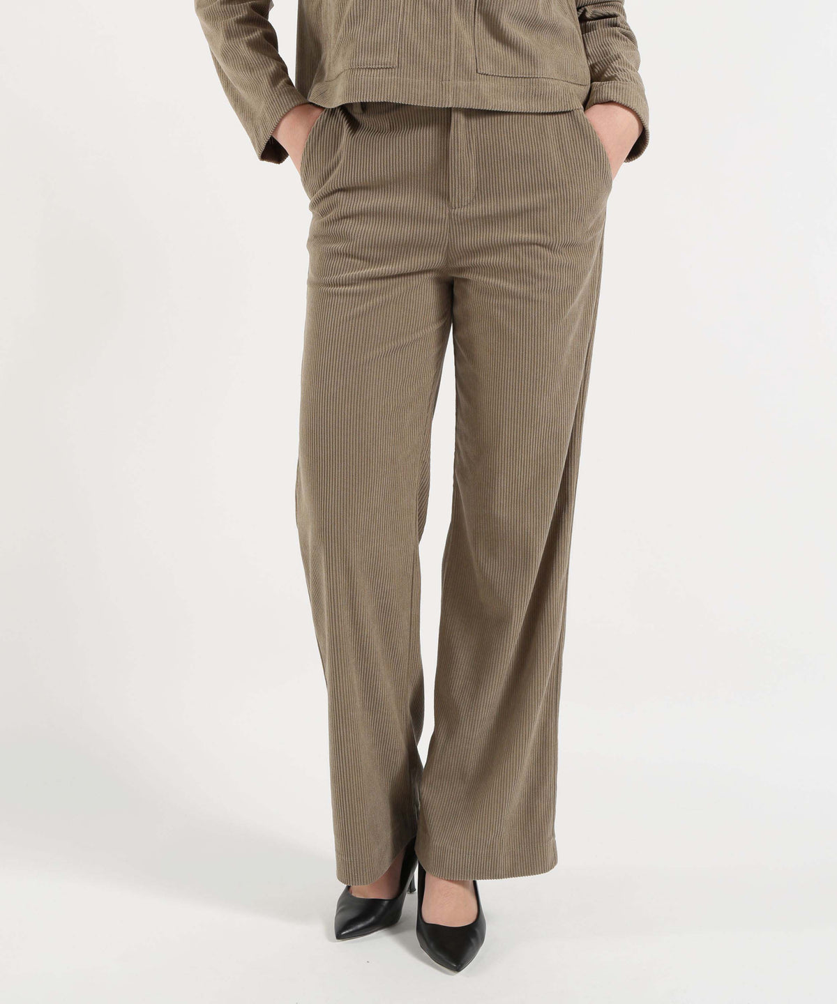 MAIDA MILA Pantalone Ampio in Velluto
