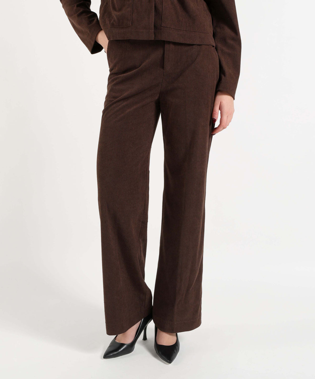 MAIDA MILA Pantalone Ampio in Velluto