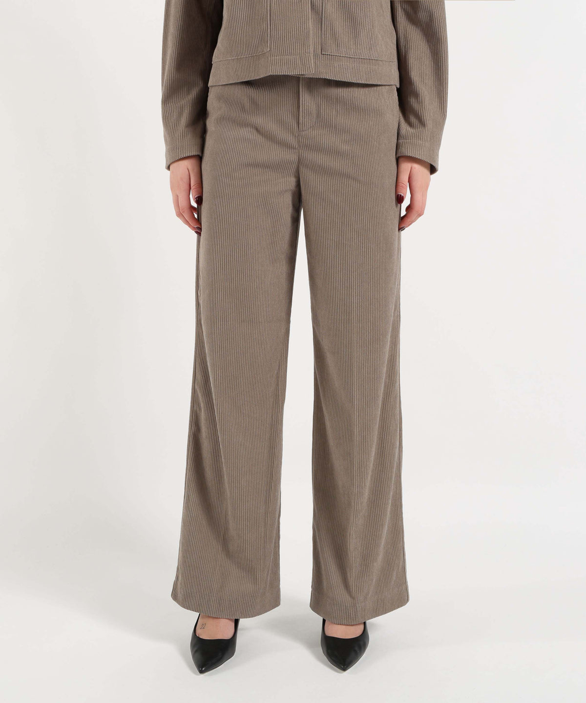 MAIDA MILA Pantalone Ampio in Velluto