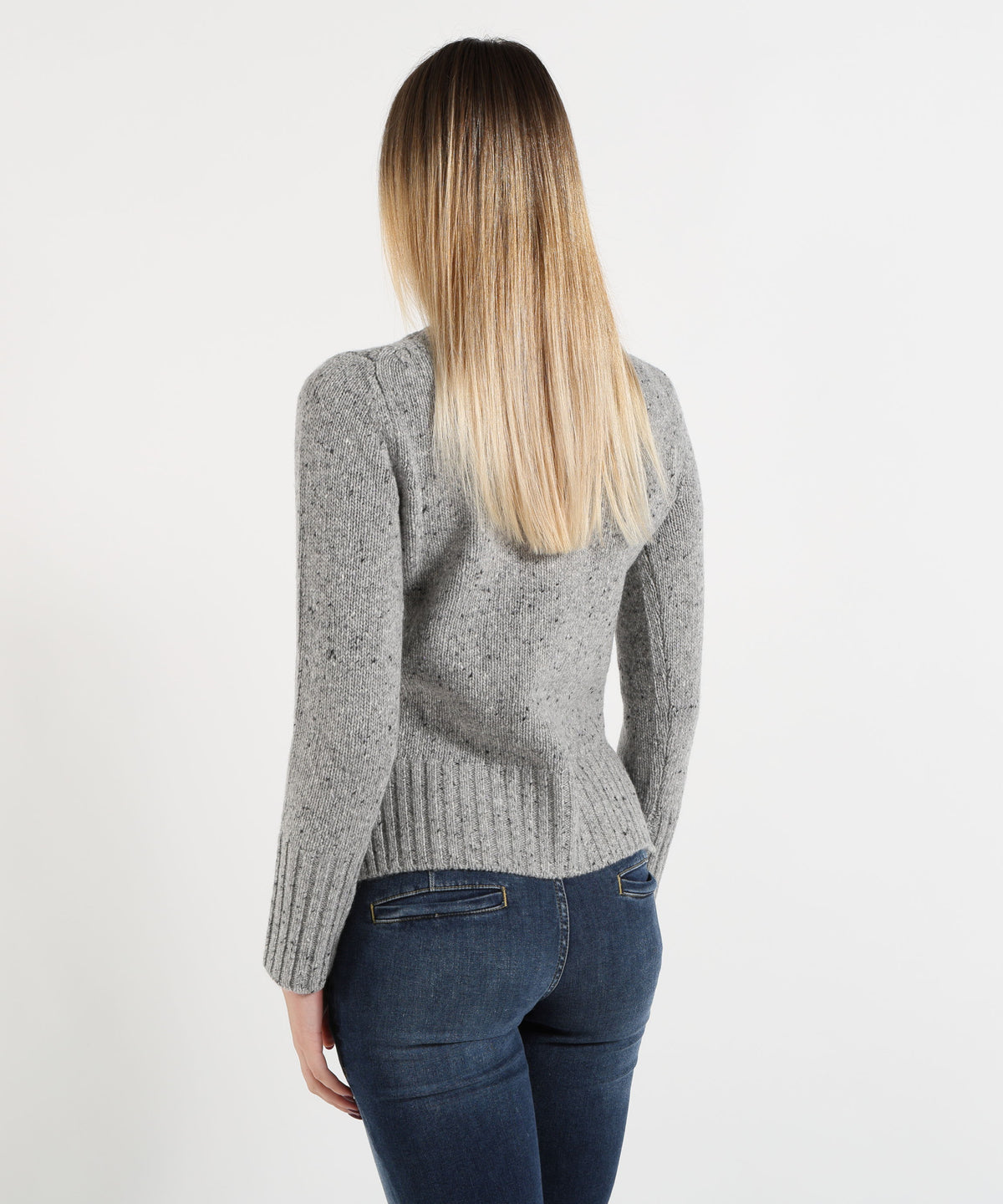 MAIDA MILA Maglione Donna Girocollo Melange