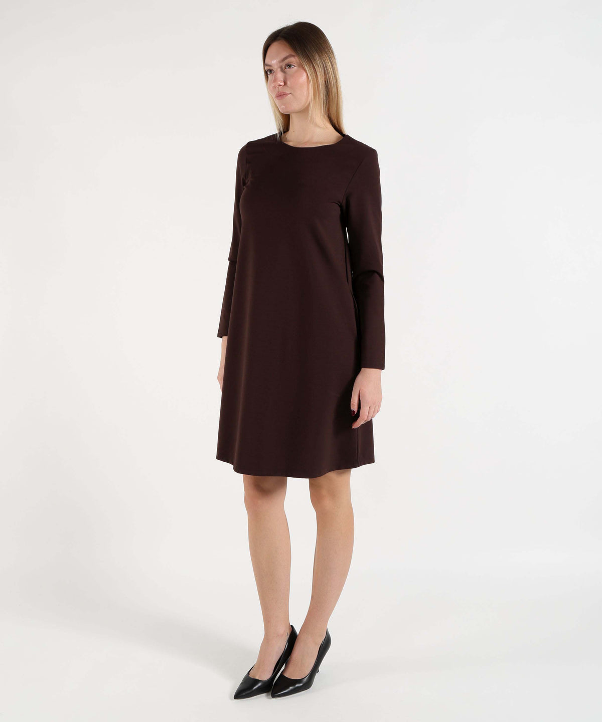 Abiti MAIDA MILA Abito Donna Midi Girocollo Moro | MAIDA MILA