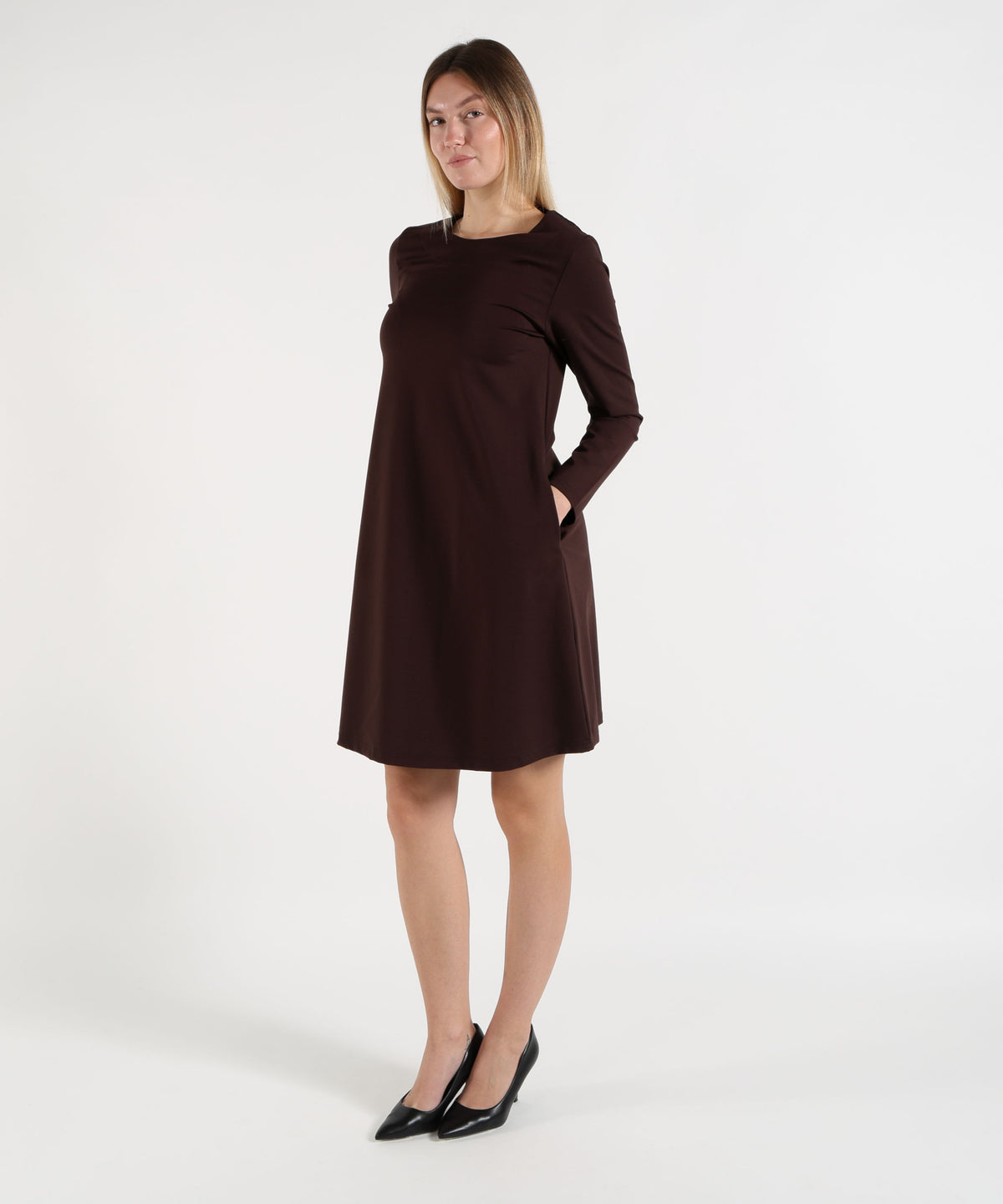 MAIDA MILA Abito Donna Midi Girocollo
