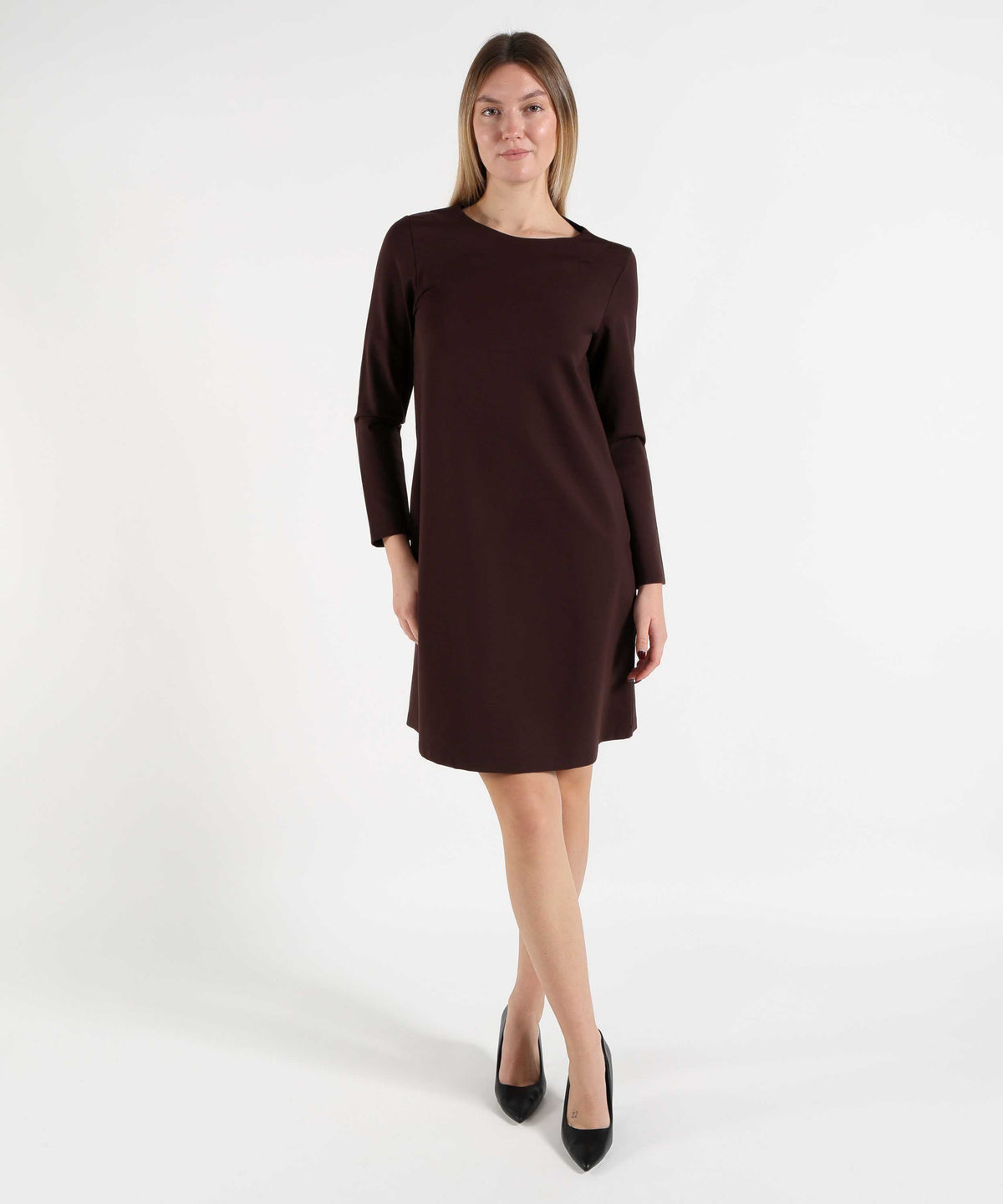 MAIDA MILA Abito Donna Midi Girocollo