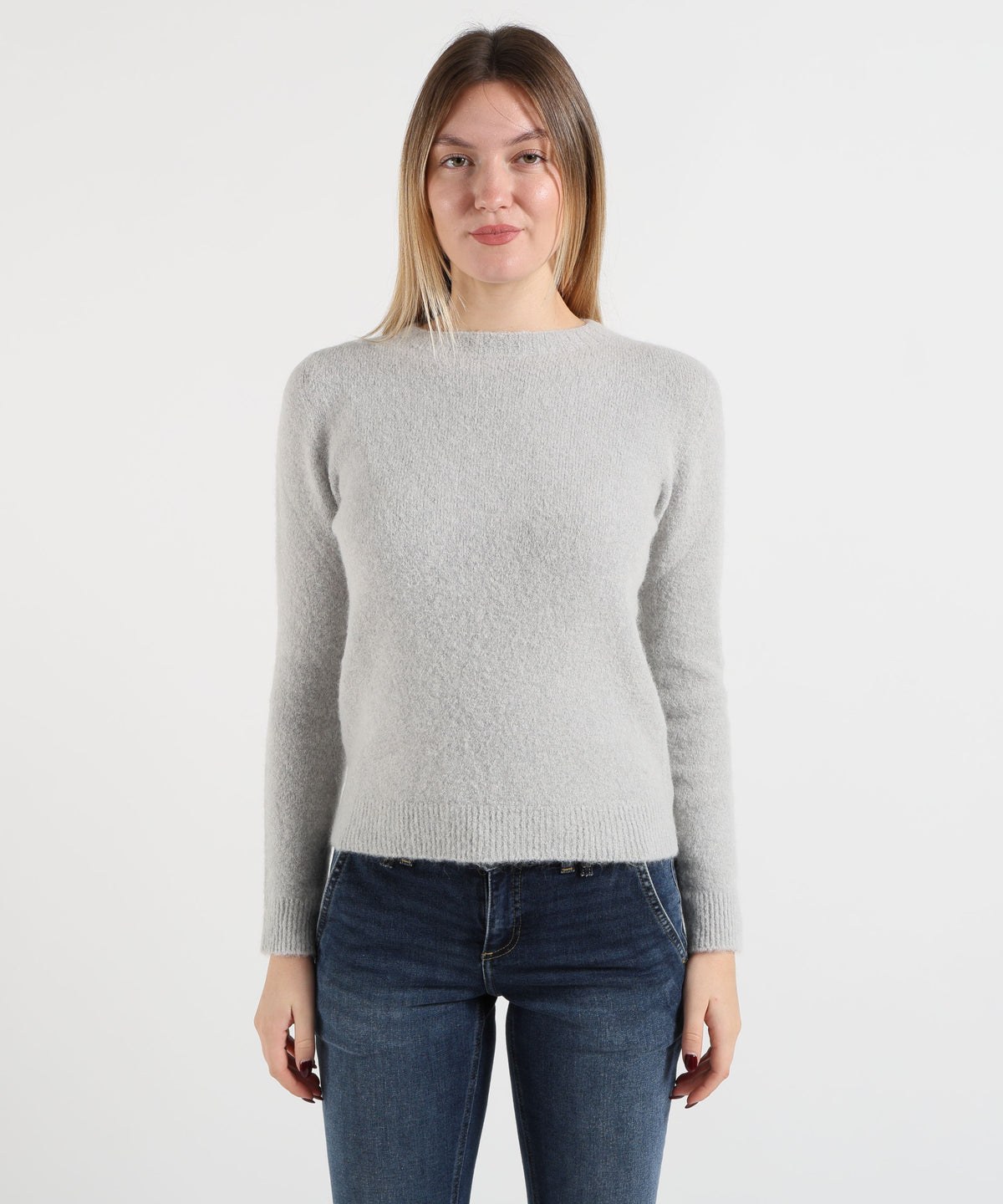 MAIDA MILA Maglione Donna Girocollo in Alpaca
