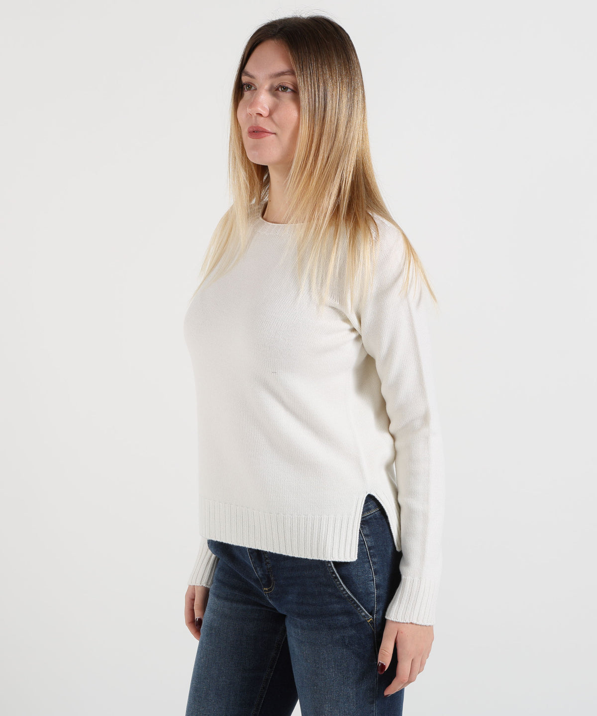 MAIDA MILA Maglione Donna Girocollo in Lana