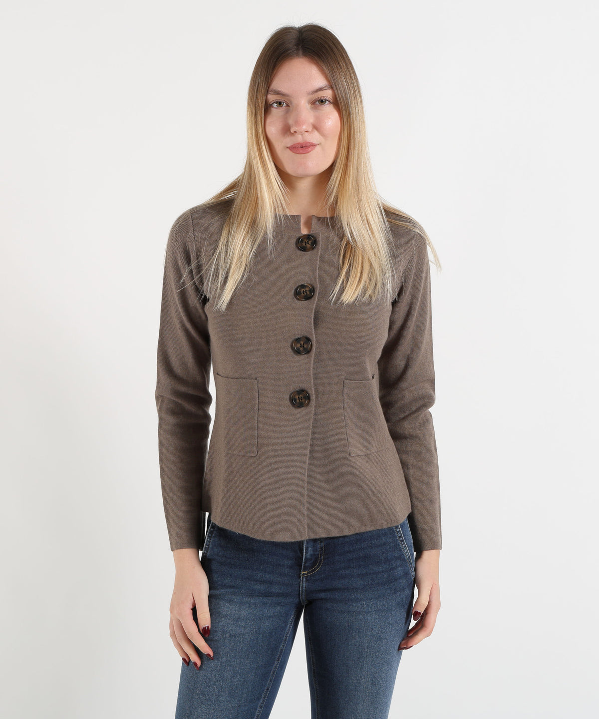 MAIDA MILA Giacca Donna in Maglia
