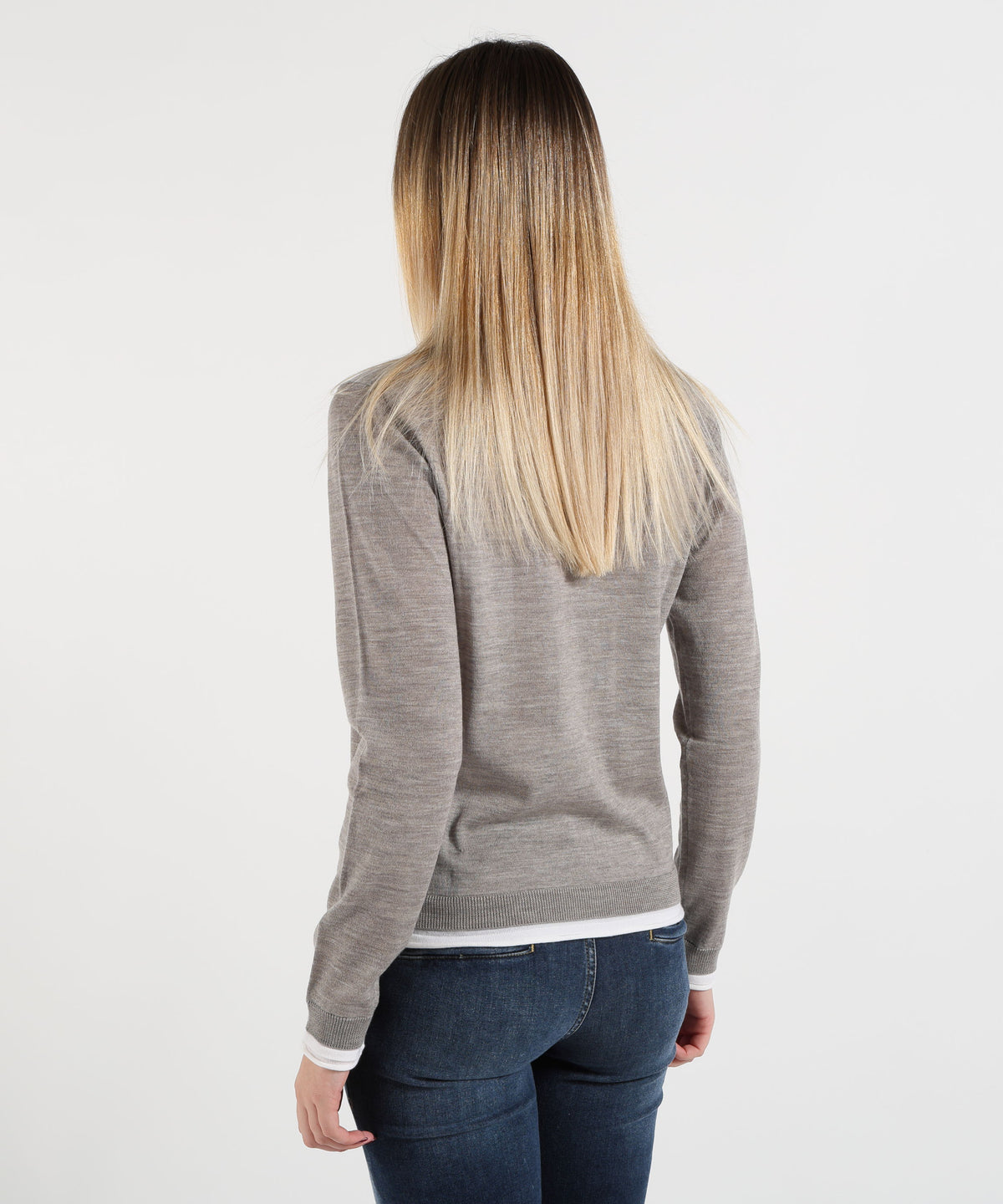 Maglie P.A.R.O.S.H. Maglia Donna Girocollo. Grigio | P.A.R.O.S.H.