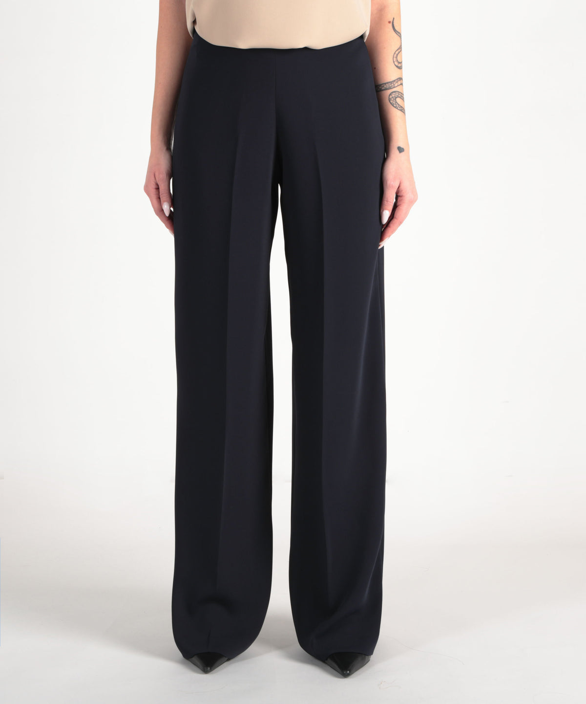 P.A.R.O.S.H. Women's Straight-Leg Cady Trousers