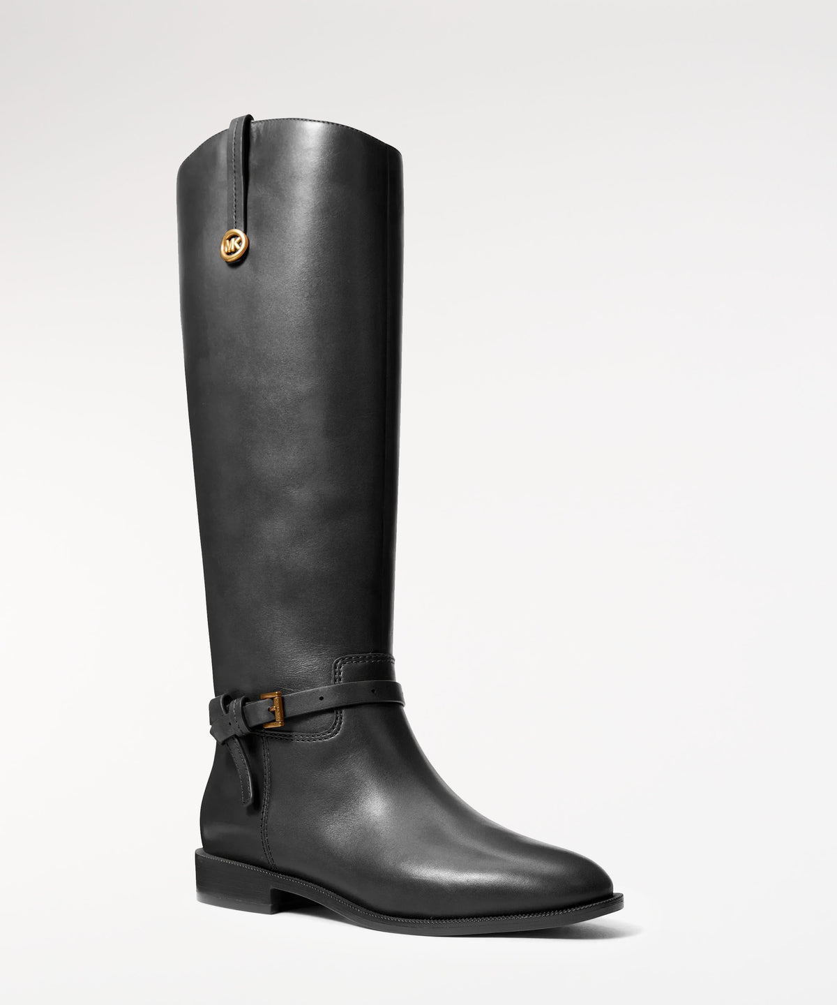 MICHAEL KORS Beverly Leather Riding Boots