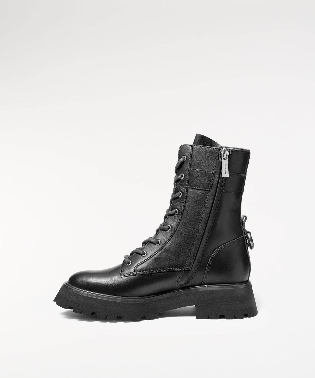 MICHAEL KORS Caleb Leather Combat Boots