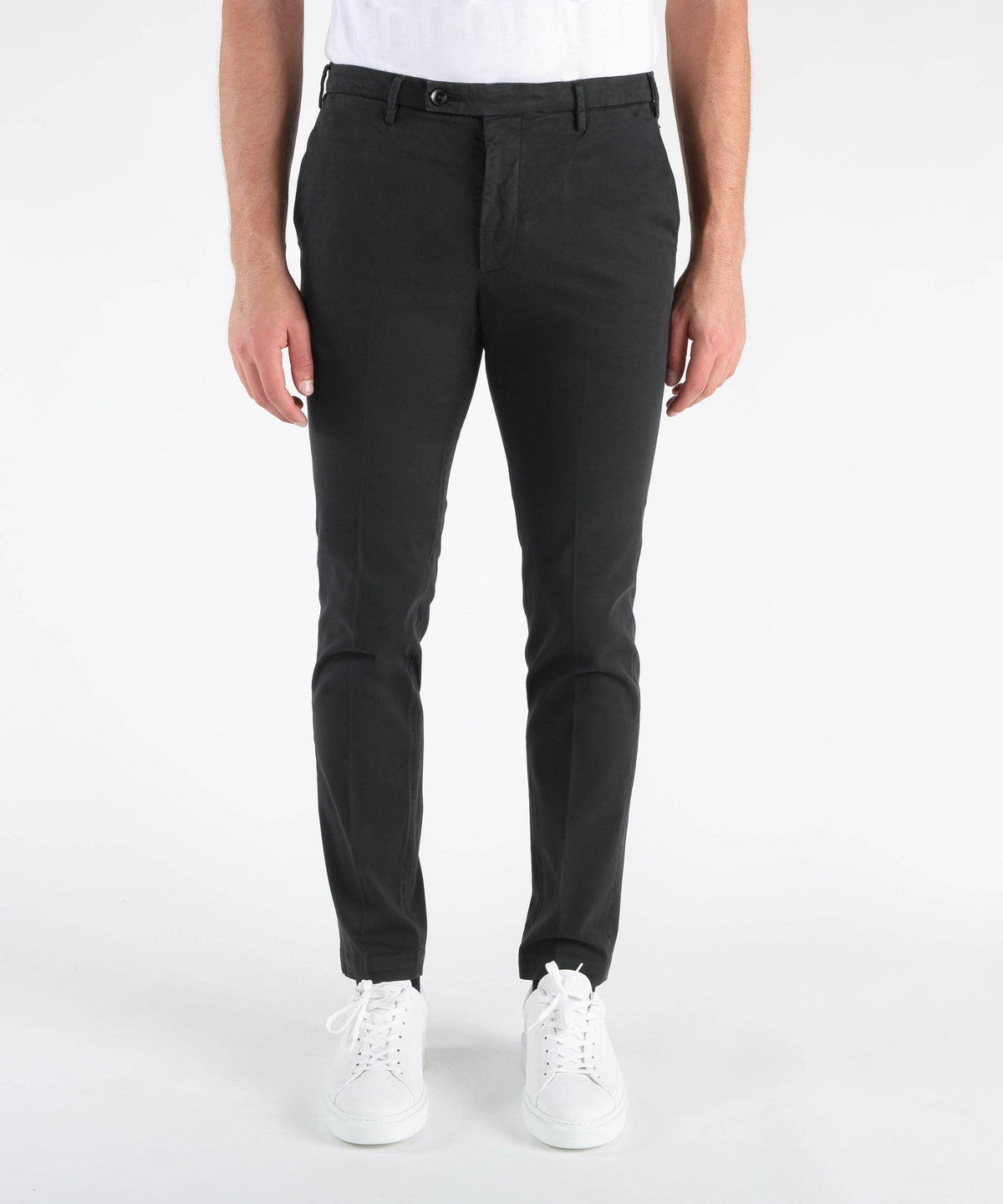 MICHAEL COAL Brad Trousers with Slant Pockets