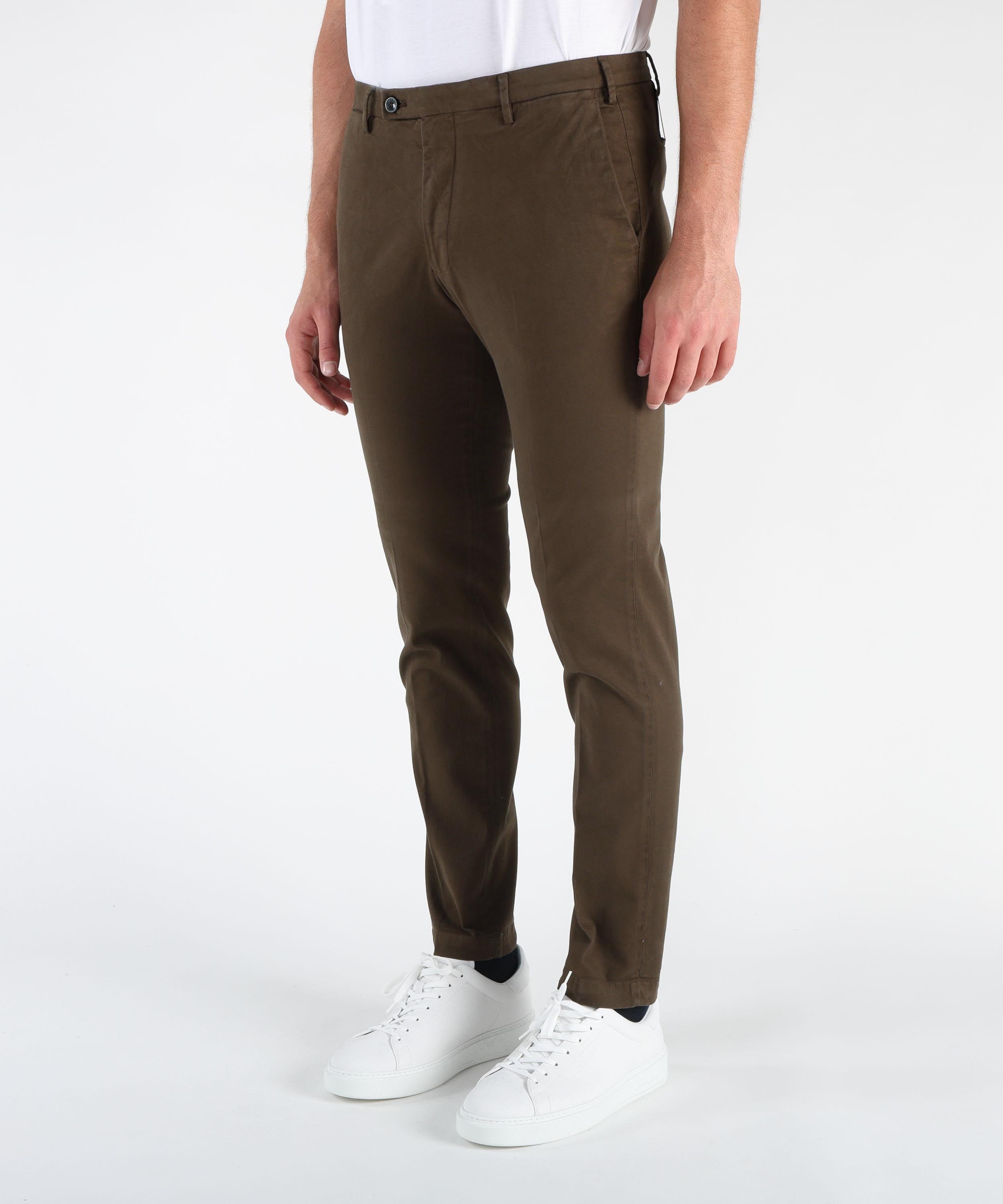 Pantaloni MICHAEL COAL Pantalone Brad tasca america Cacao | MICHAEL COAL