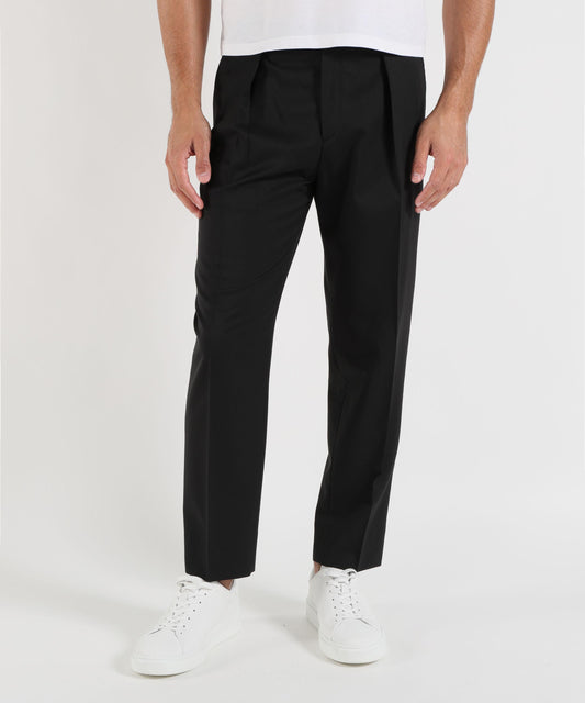 BRIGLIA Pantaloni in misto lana stretch