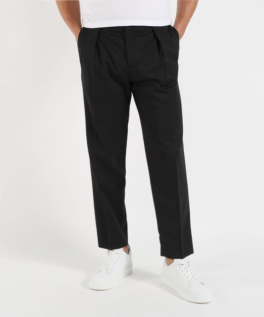 BRIGLIA Pantaloni in misto lana stretch
