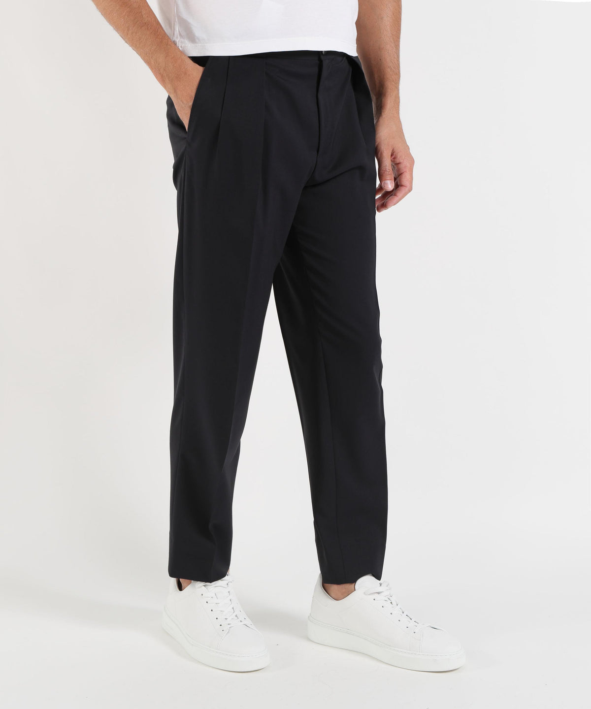 Pantaloni BRIGLIA Pantaloni in misto lana stretch Blu | BRIGLIA