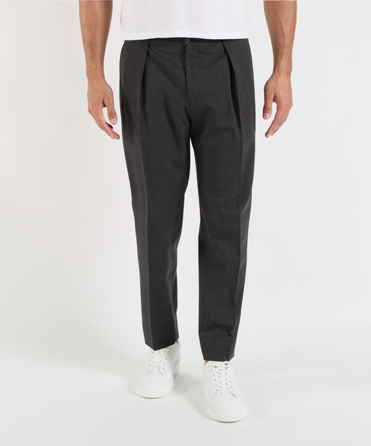 Pantaloni BRIGLIA Pantaloni in misto lana stretch Grigio | BRIGLIA