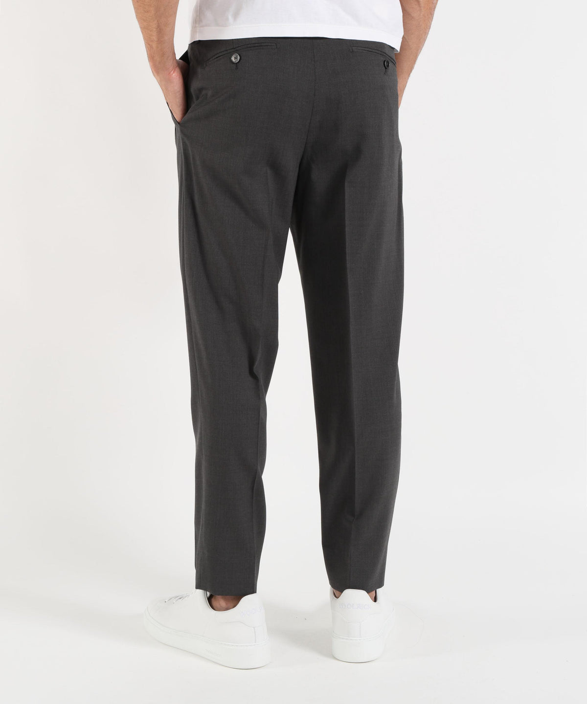 BRIGLIA Pantaloni in misto lana stretch