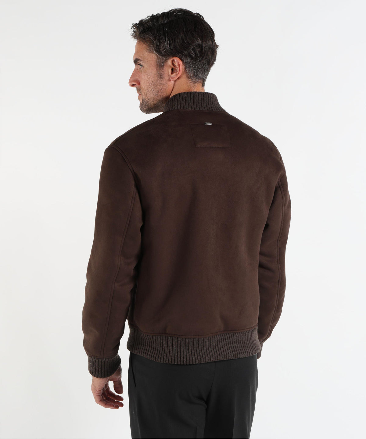 Giubbotti HERNO Bomber con effetto pelle scamosciata Moro | HERNO
