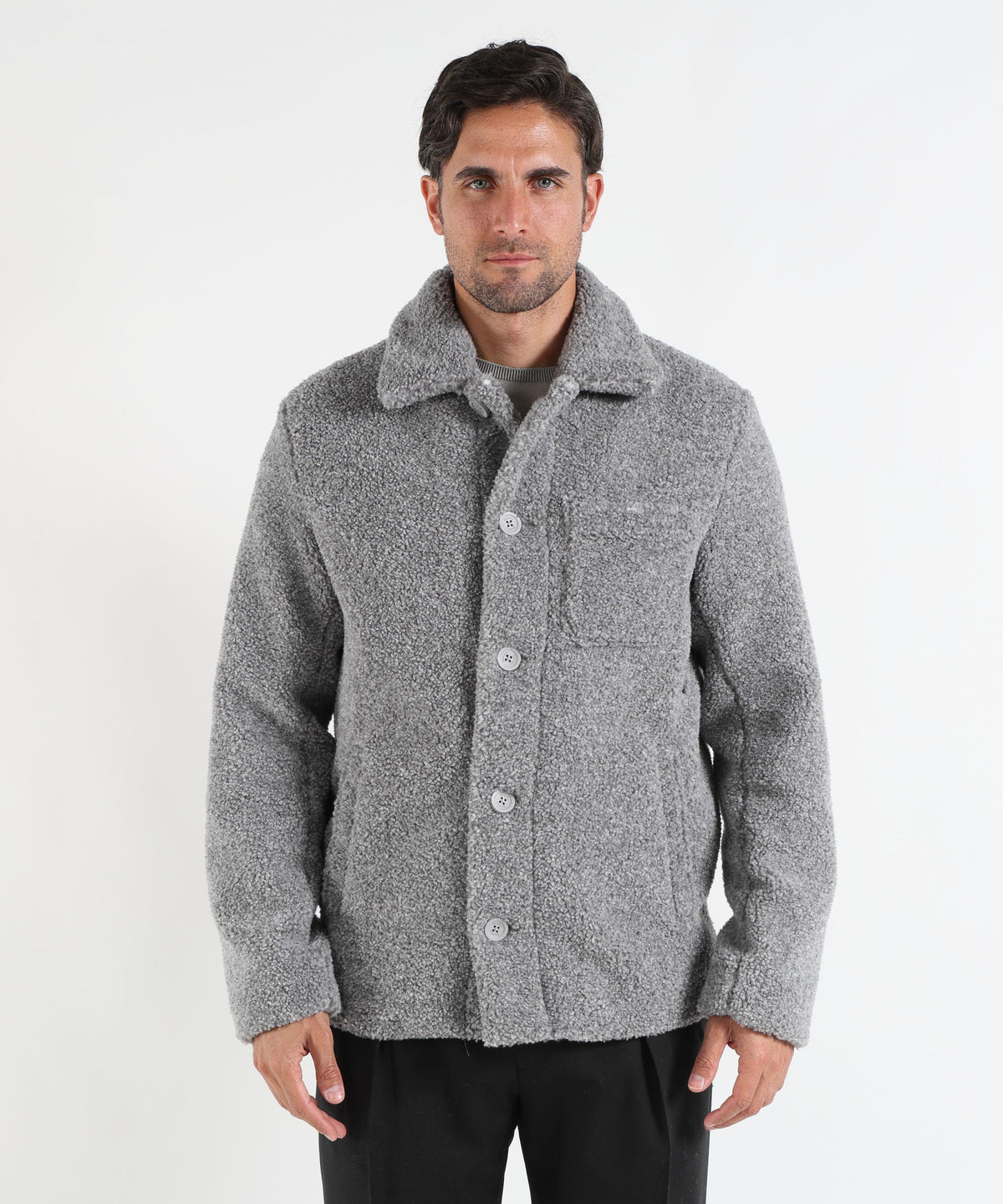 HERNO Giacca In Teddy Melange