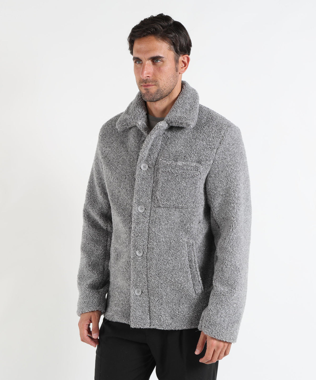 HERNO Giacca In Teddy Melange