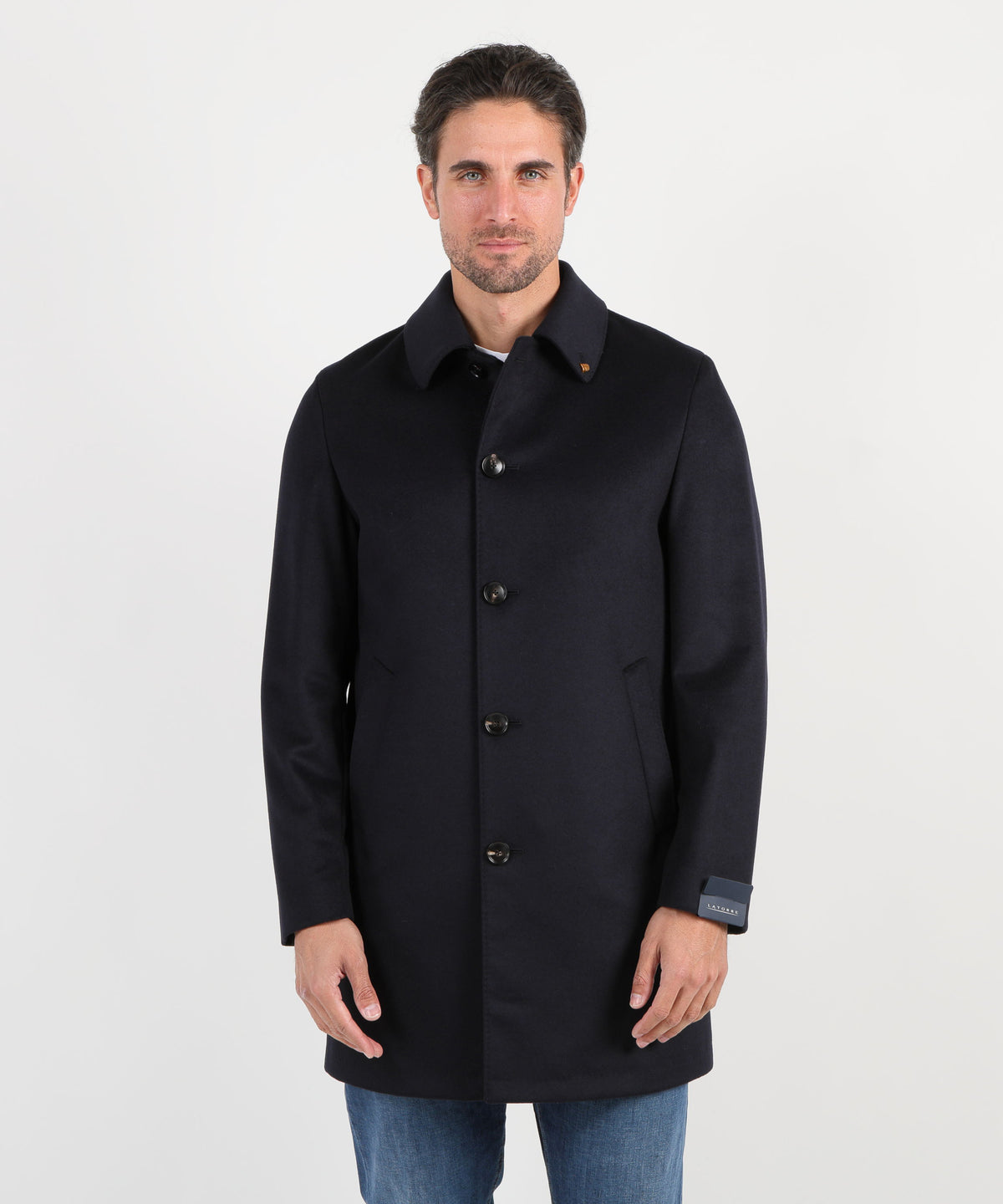 LATORRE Cappotto gusto inglese in cashmere