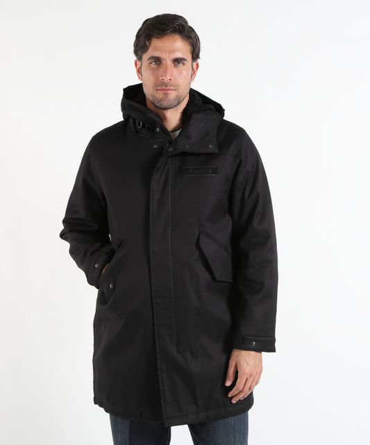 Parka ASPESI PARKA M51 IN COTONE FODERATO Blu/nero | ASPESI