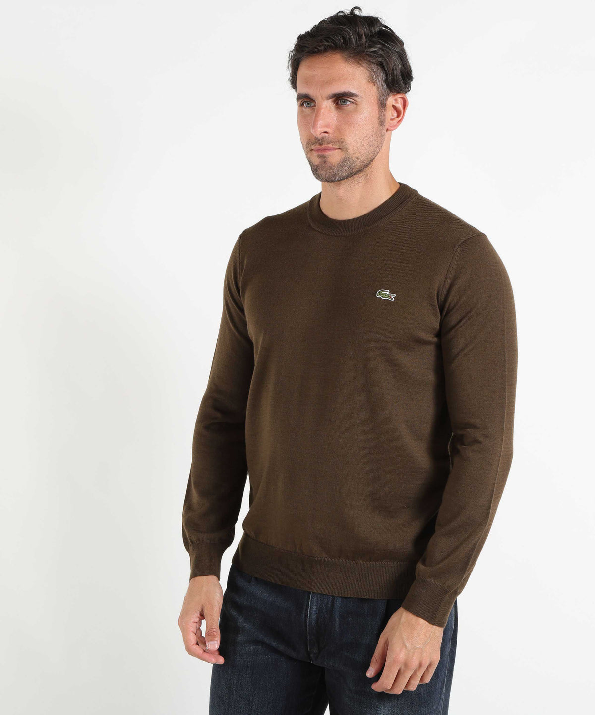 Maglie LACOSTE pullover girocollo Nocciola | LACOSTE