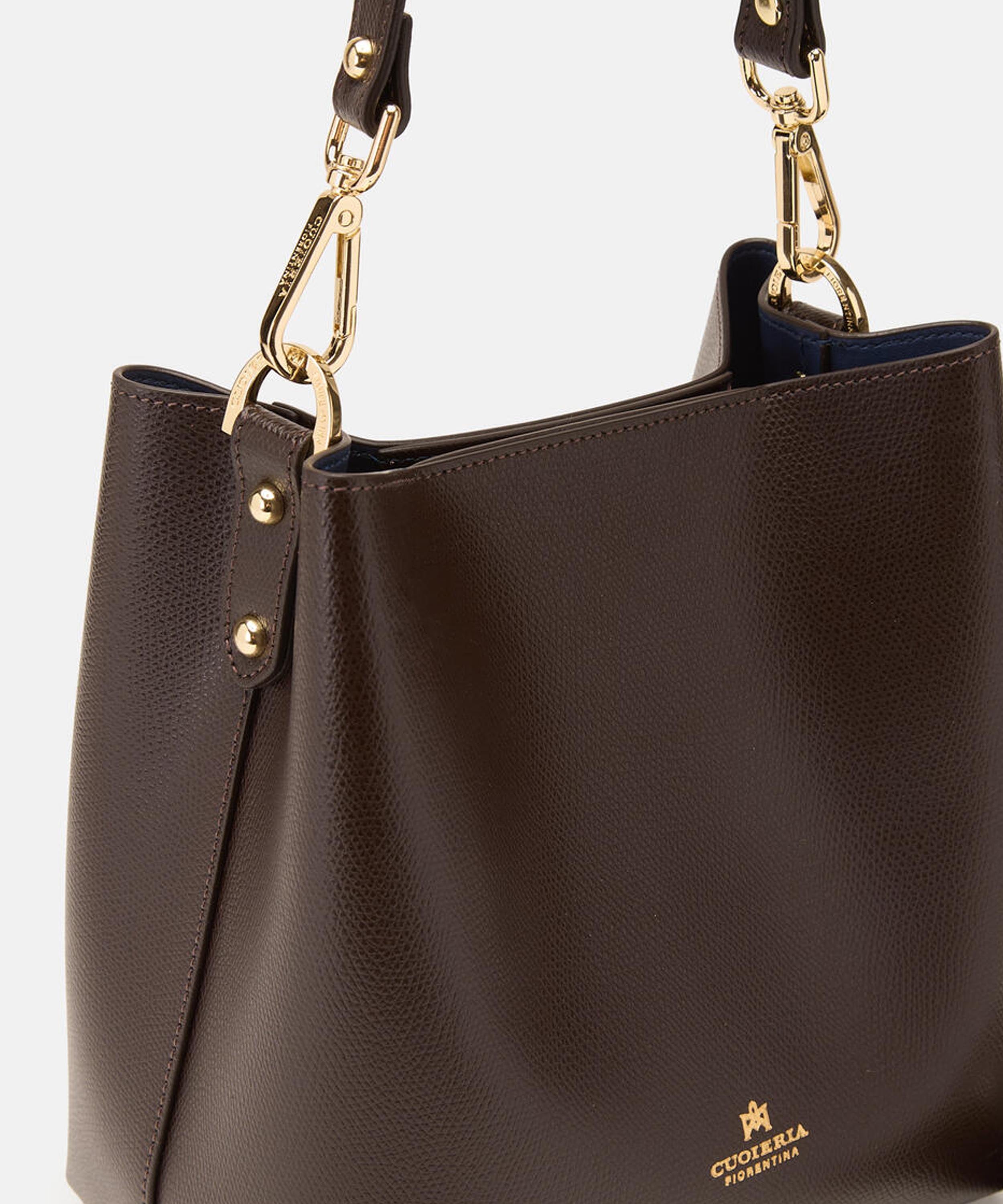 Borse CUOIERIA FIORENTINA  Alice small bucket Testa di moro | CUOIERIA FIORENTINA