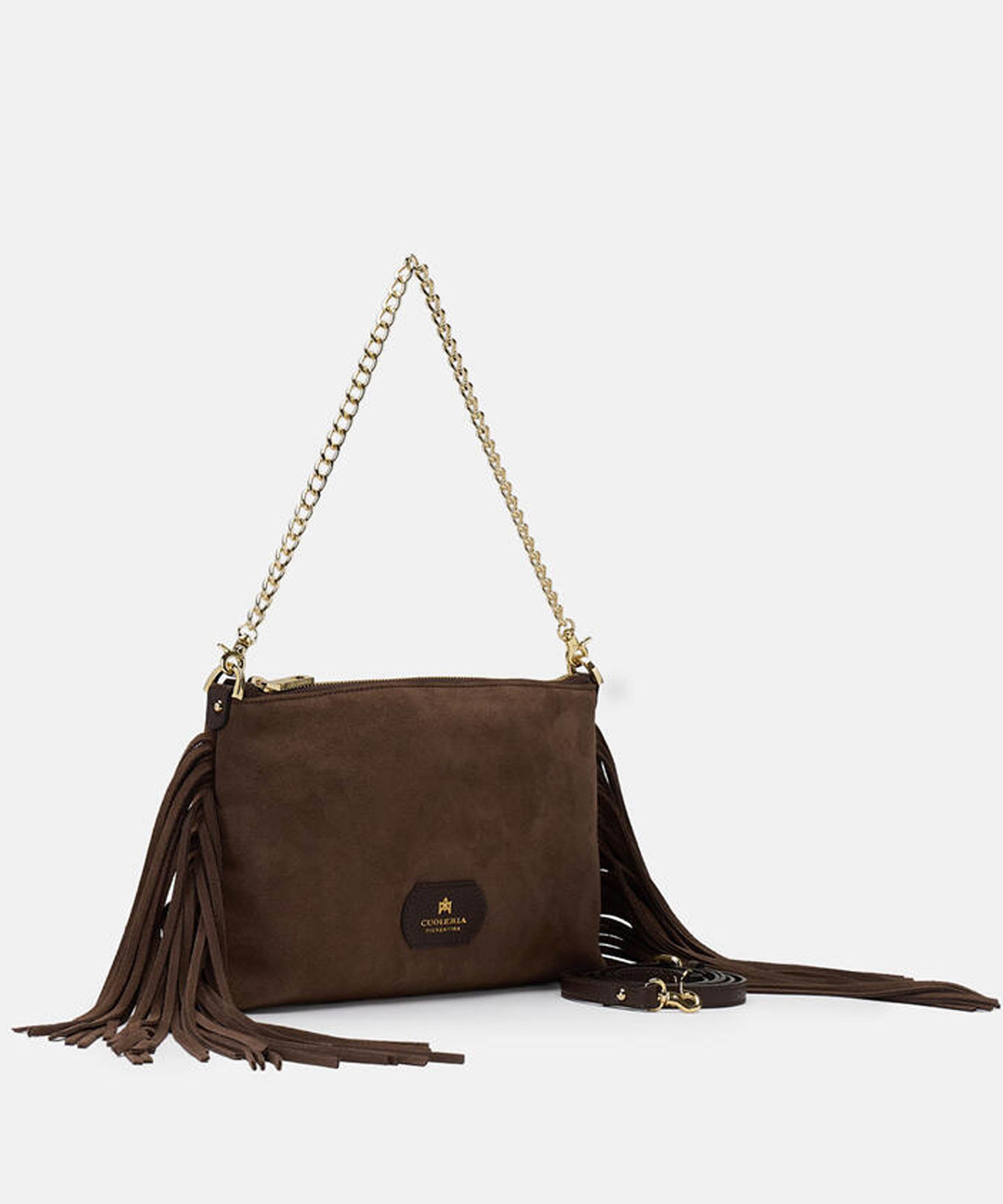 Pochette CUOIERIA FIORENTINA  BORSA
Capsula Folk Marrone | CUOIERIA FIORENTINA